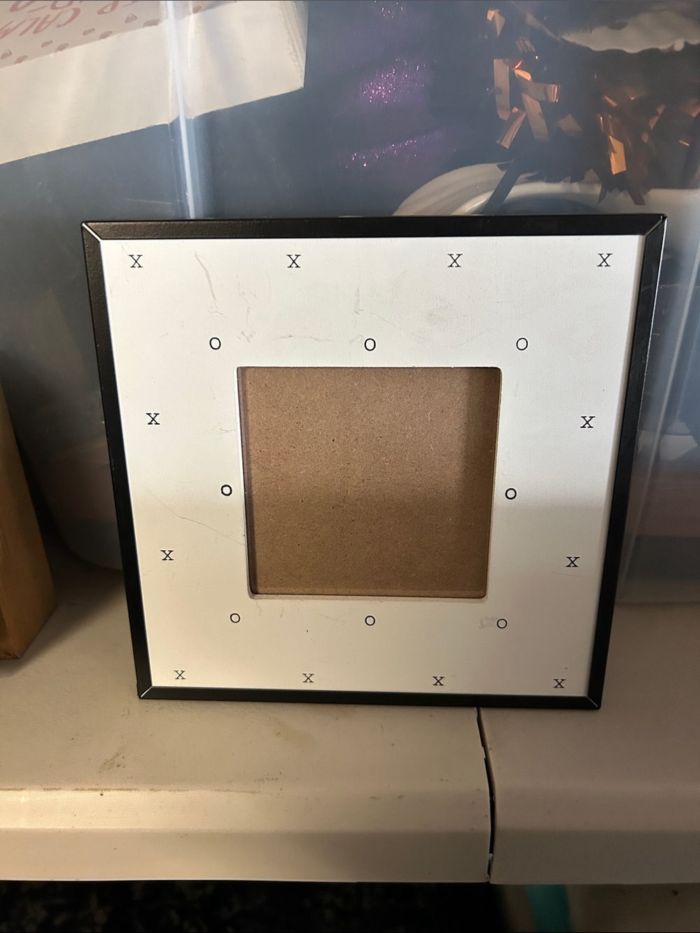 Classic Black and White Decorative Photo Frame - Unbranded